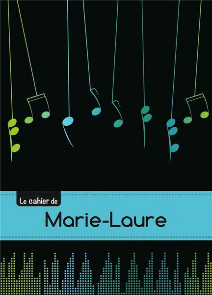 Produktbild: Carnet marie laure musique,48p,a5