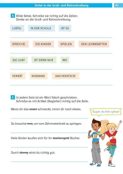Produktbild: Die Deutsch-Helden Rechtschreiben und Diktat 2. Klasse