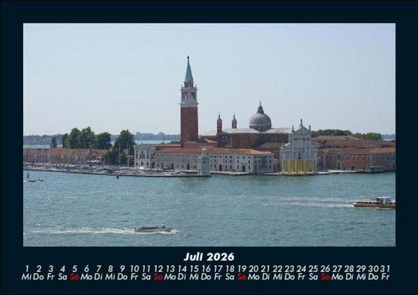 Produktbild: Venedig 2026 Fotokalender DIN A5