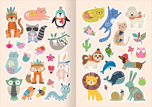 Produktbild: Diamant-Stickerspa&szlig; Tiere