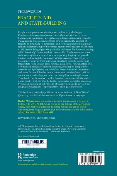 Produktbild: Fragility, Aid, and State-building
