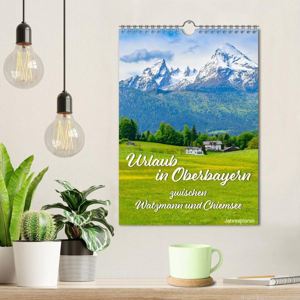Produktbild: Urlaub in Oberbayern - zwischen Watzmann und Chiemsee (Wandkalender 2026 DIN A4 hoch), CALVENDO Monatskalender
