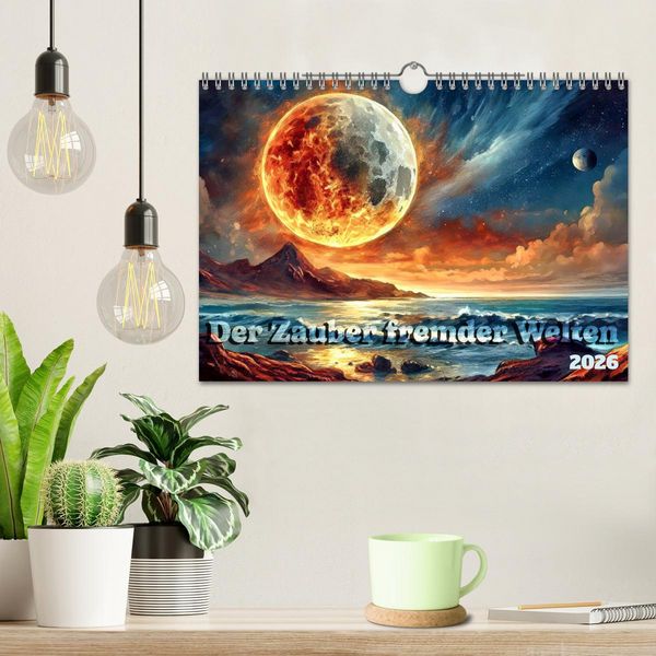 Produktbild: Der Zauber fremder Welten (Wandkalender 2026 DIN A4 quer), CALVENDO Monatskalender