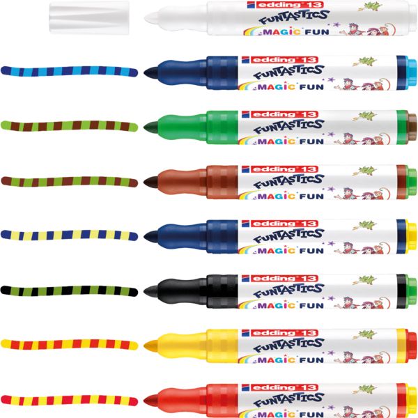 Produktbild: Edding 13 Funtastics Fasermaler sortiert 8St Set