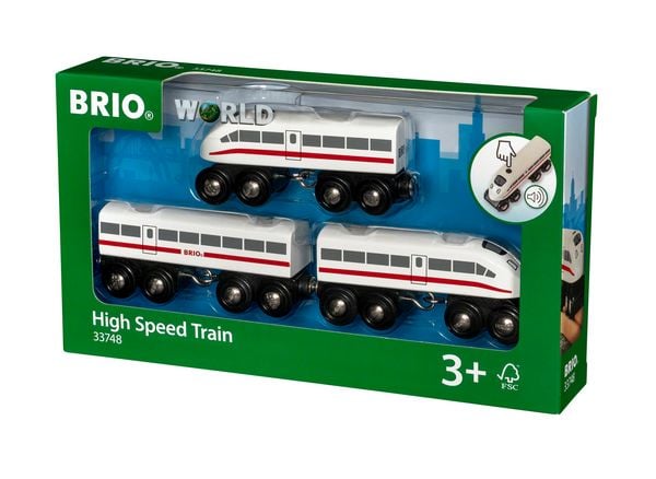 Produktbild: BRIO Schnellzug mit Sound, 3-teilig, Transport Verkehr