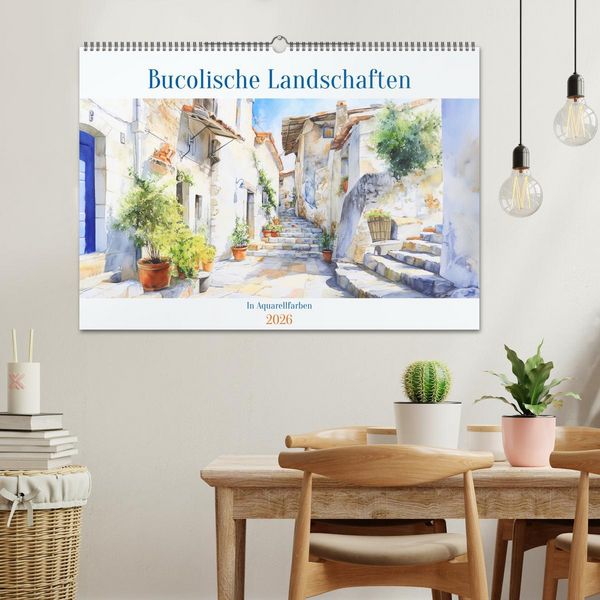 Produktbild: Bucolische Landschaften (Wandkalender 2026 DIN A2 quer), CALVENDO Monatskalender