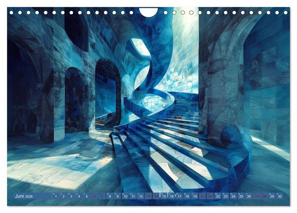 Produktbild: Architektonische Unm&ouml;glichkeiten (Wandkalender 2026 DIN A4 quer), CALVENDO Monatskalender