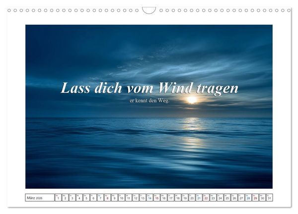 Produktbild: Frei wie das Meer (Wandkalender 2026 DIN A3 quer), CALVENDO Monatskalender