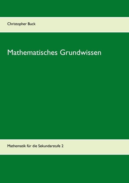 Produktbild: Mathematisches Grundwissen