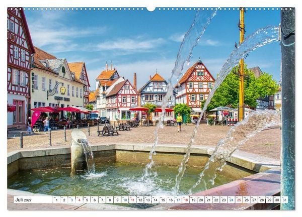 Produktbild: Seligenstadt - Die Stadt mit Geschichte und Flair (hochwertiger Premium Wandkalender 2027 DIN A2 quer), Kunstdruck in Hochglanz