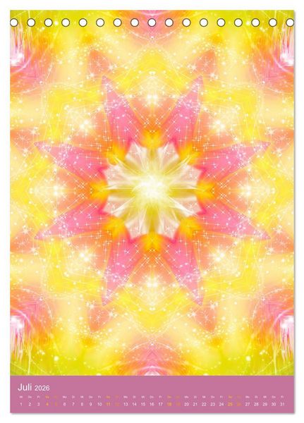 Produktbild: Lichtvolle Mandalas (Tischkalender 2026 DIN A5 hoch), CALVENDO Monatskalender