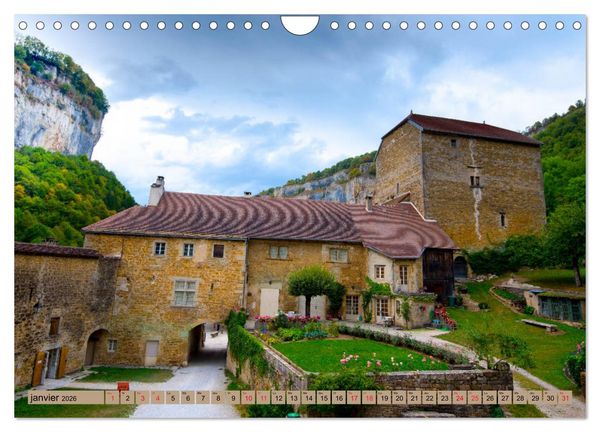Produktbild: La Franche-Comt&eacute; magique (Calendrier mural 2026 DIN A4 vertical), CALVENDO calendrier mensuel