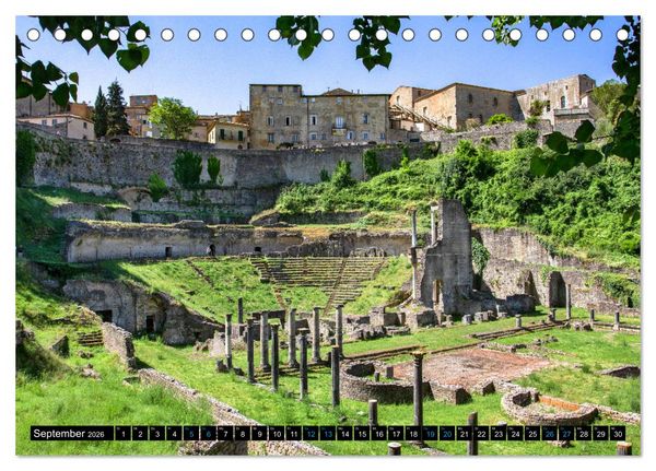 Produktbild: Die Etrusker &ndash; Hochkultur im antiken Italien (Tischkalender 2026 DIN A5 quer), CALVENDO Monatskalender