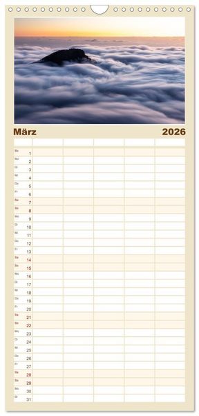 Produktbild: Familienplaner 2026 - La Palma - La Isla Bonita mit 5 Spalten (Wandkalender, 21 x 45 cm) CALVENDO