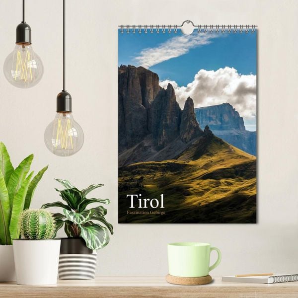 Produktbild: Tirol - Faszination Gebirge (Wandkalender 2026 DIN A4 hoch), CALVENDO Monatskalender