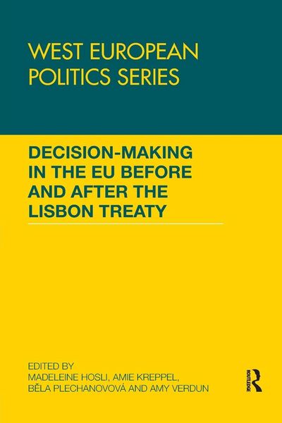 Produktbild: Decision making in the EU before and after the Lisbon Treaty