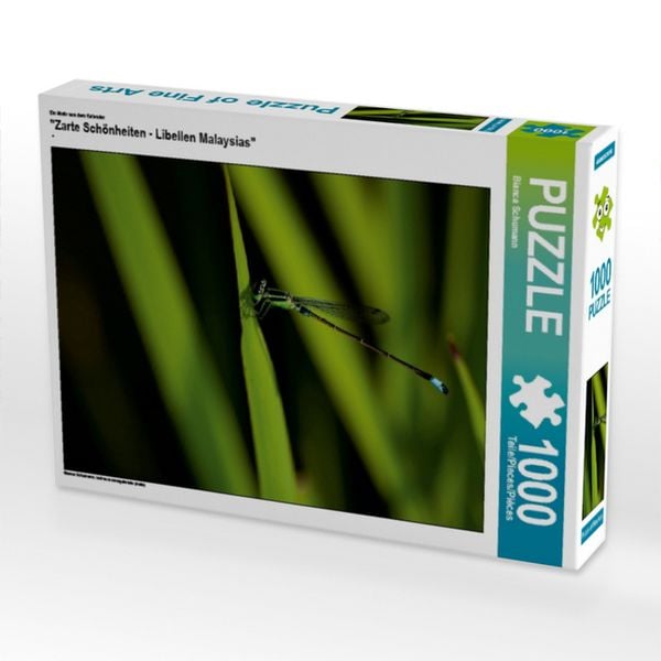 "CALVENDO Puzzle Ein Motiv aus dem Kalender ""Zarte Schönheiten - Libellen Malaysias"" | 1000 Teile Lege-Größe 64x48cm Foto-Puzzle für glückliche Stunden"