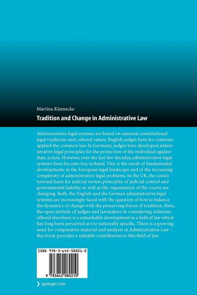 Produktbild: Tradition and Change in Administrative Law