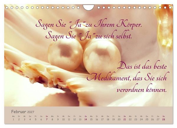 Produktbild: Innere Perlen (Wandkalender 2027 DIN A4 quer), CALVENDO Monatskalender