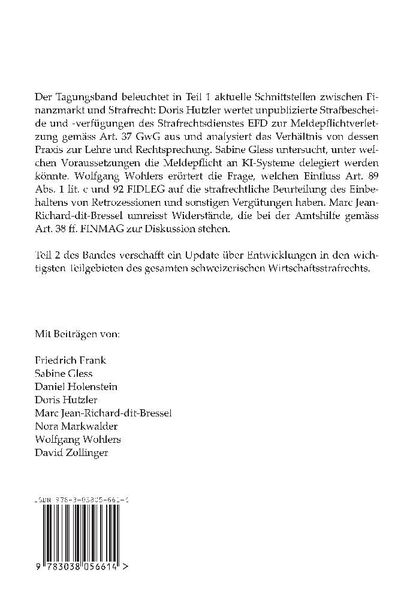 Produktbild: Finanzmarkt und Strafrecht
