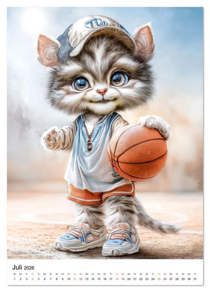 Produktbild: Sport, Gold f&uuml;r die gute Laune (Tischkalender 2026 DIN A5 hoch), CALVENDO Monatskalender