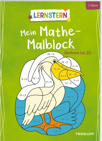 Produktbild: LERNSTERN. Mein Mathe-Malblock. Rechnen bis 20