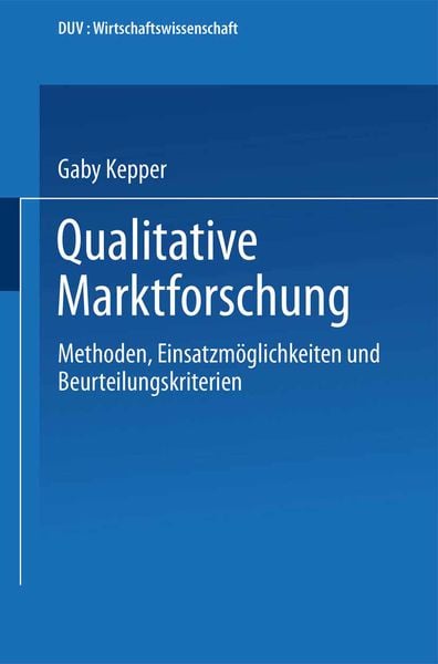 Produktbild: Qualitative Marktforschung