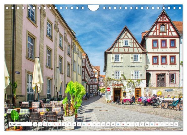 Produktbild: Bad Wimpfen - Kurstadt am Neckar (Wandkalender 2026 DIN A4 quer), CALVENDO Monatskalender
