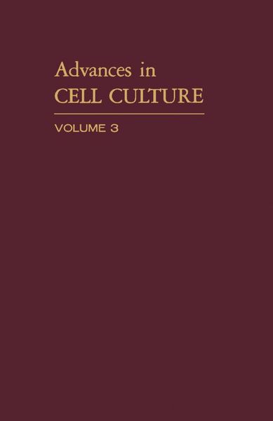 Produktbild: Advances in Cell Culture