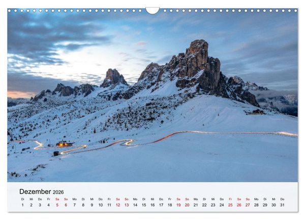 Produktbild: Die Dolomiten - Faszination Berge (Wandkalender 2026 DIN A3 quer), CALVENDO Monatskalender