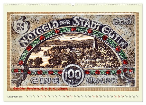 Produktbild: Gru&szlig; aus Eutin (hochwertiger Premium Wandkalender 2026 DIN A2 quer), Kunstdruck in Hochglanz