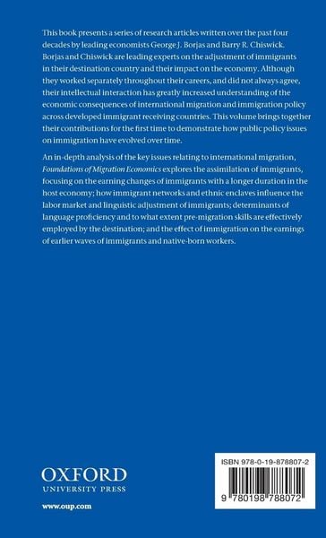 Produktbild: Foundations of Migration Economics