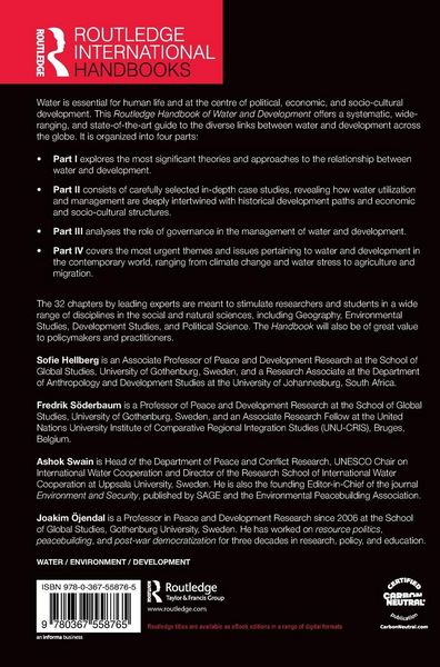 Produktbild: Routledge Handbook of Water and Development