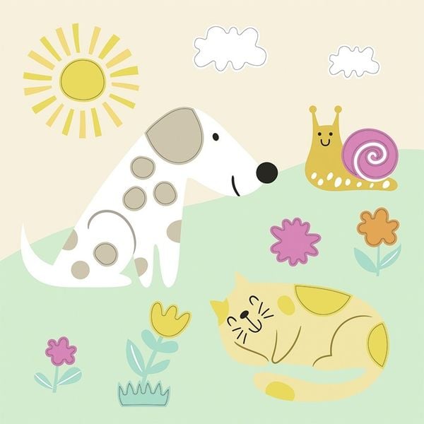 Produktbild: URSUS Kinder-Bastelsets Bastelset Filzbilder Happy friends