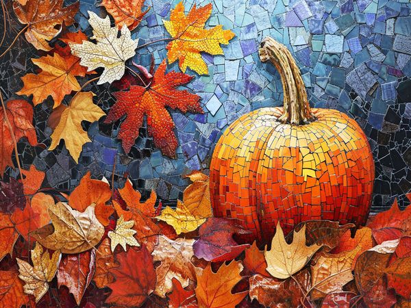 Produktbild: CALVENDO Puzzle K&uuml;rbiszeit | 1000 Teile Lege-Gr&ouml;&szlig;e 64x48cm Foto-Puzzle f&uuml;r gl&uuml;ckliche Stunden