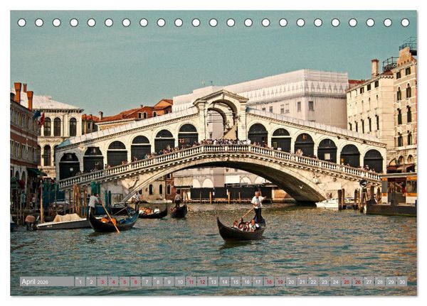 Produktbild: Mein VENEDIG (Tischkalender 2026 DIN A5 quer), CALVENDO Monatskalender