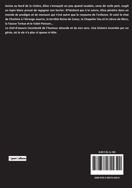 Produktbild: Alice au pays des merveilles