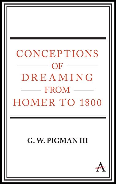Produktbild: Conceptions of Dreaming from Homer to 1800