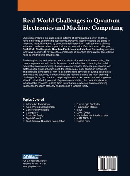 Produktbild: Real-World Challenges in Quantum Electronics and Machine Computing