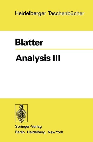 Produktbild: Analysis III