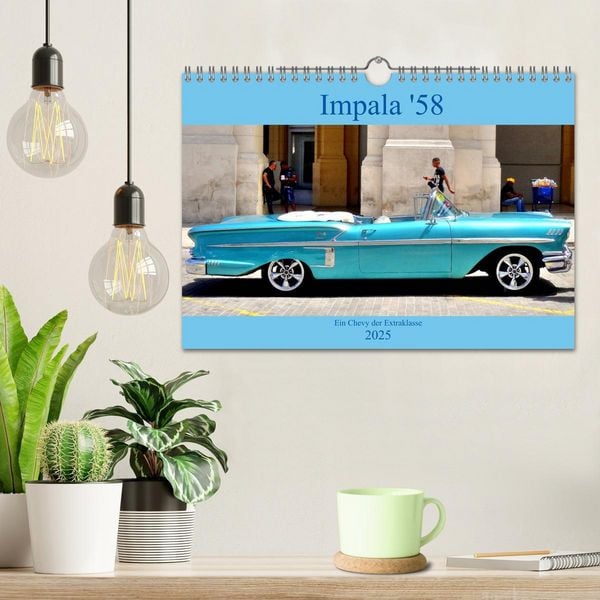 Produktbild: Impala '58 - Ein Chevy der Extraklasse (Wandkalender 2025 DIN A4 quer), CALVENDO Monatskalender