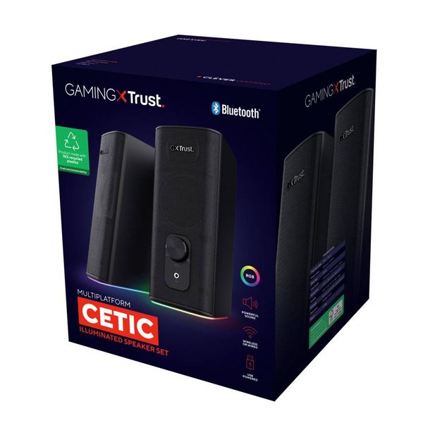 Produktbild: Trust GXT612 CETIC BT PC-Lautsprecher Kabelgebunden Schwarz