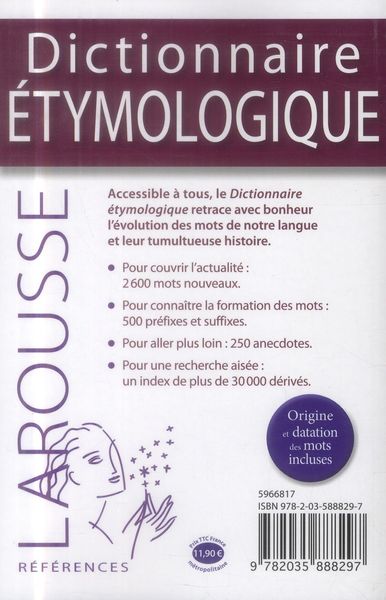 Produktbild: Larousse Dictionnaire &eacute;tymologique