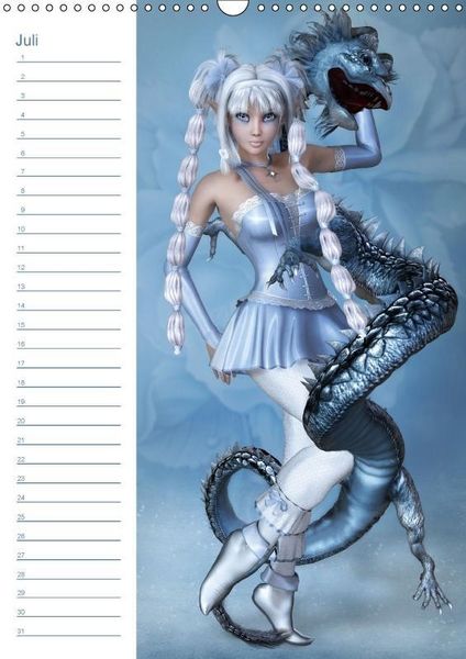 Produktbild: M&auml;dchen im Manga Style (Wandkalender immerw&auml;hrend DIN A3 hoch)