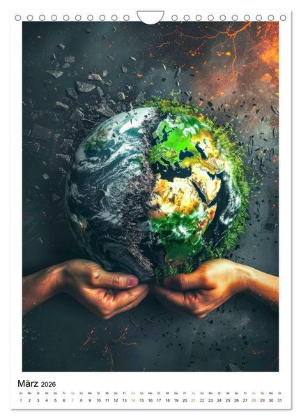 Produktbild: Unsere Umwelt leidet (Wandkalender 2026 DIN A4 hoch), CALVENDO Monatskalender