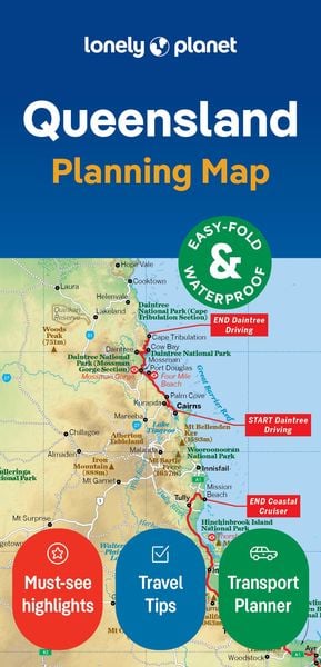 Produktbild: Lonely Planet Queensland Planning Map