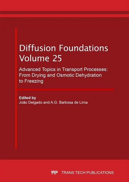 Produktbild: Advanced Topics in Transport Processes: From Drying and Osmotic Dehydration to Freezing