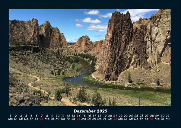 Produktbild: Landschaftskalender 2025 Fotokalender DIN A4