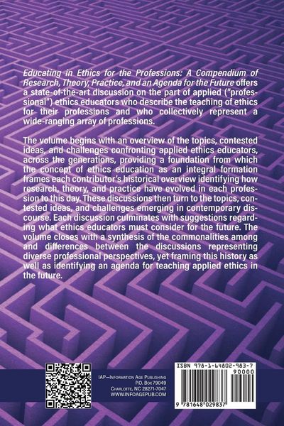 Produktbild: Educating in Ethics Across the Professions