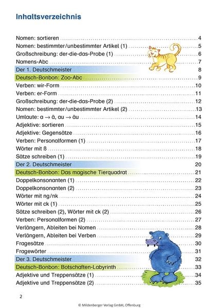 Produktbild: Das &Uuml;bungsheft Deutsch 2